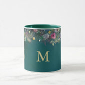 Mug Forêt enchantée Rose verte verte Fée Bois (Centre)