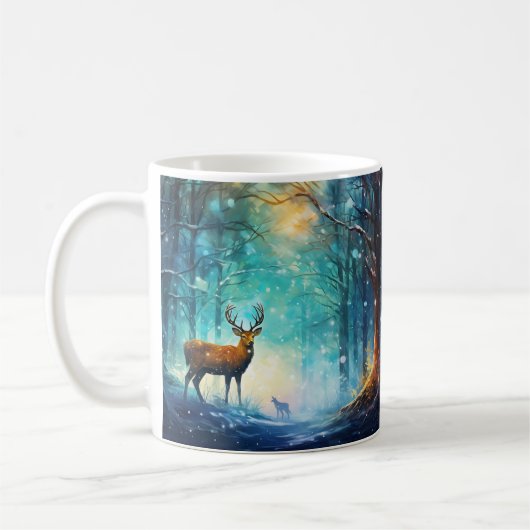Mug Forêt enneigée magique Art-82109 (Gauche)