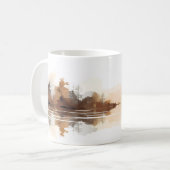 Mug Forêt et rivière dans le style pinceau (Devant gauche)
