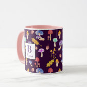 Mug Forêt fantaisiste de champignons à l'aquarelle per (Devant gauche)