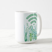 Mug Forêt - feuilles tropicaux plus devis (Devant droit)