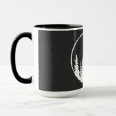 Mug Forêt Florale Arbre Arbre Aimant Forêt Arbre (Gauche)