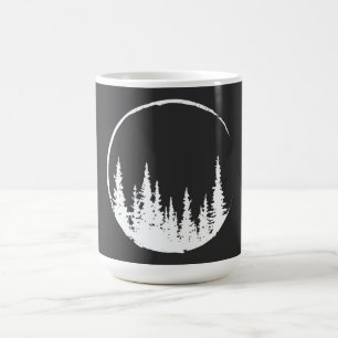 Mug Forêt Florale Arbre Arbre Aimant Forêt Arbre