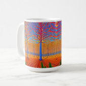 Mug Forêt forestière d'Art Moderne (Devant gauche)