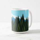 Mug Forêt fractale (Devant droit)