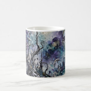Mug Forêt Hantée Arbres Surréalistes Mystiques Champig