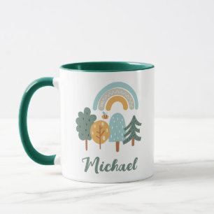 Mug Forêt magique arc-en-ciel mignonne