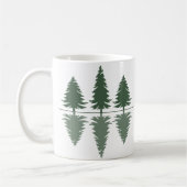 Mug Forêt minimale de réflexion des pins (Gauche)