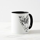 Mug Forêt minime de pins paysagers (Devant droit)