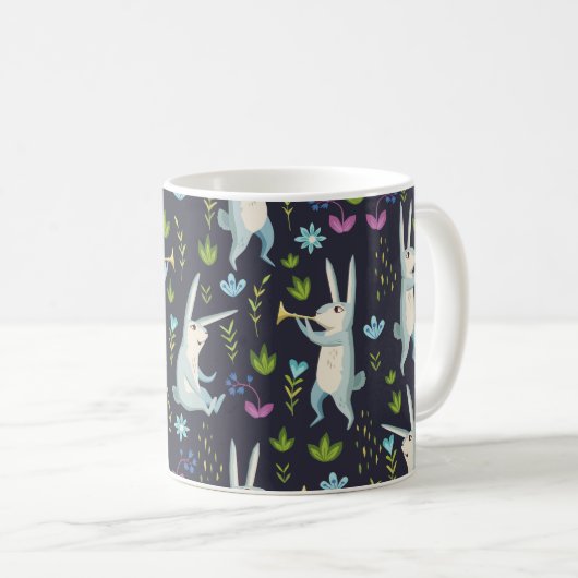 Mug Forêt. motif transparent (Devant droit)