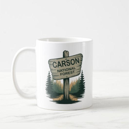 Mug Forêt nationale Carson Nouveau-Mexique (Gauche)