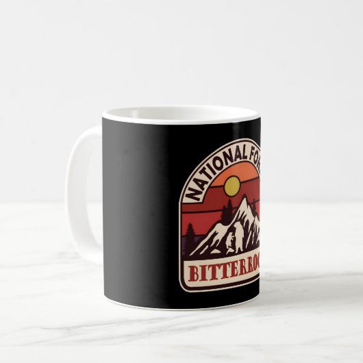 Mug Forêt nationale de Bitterroot � secrets de la natu (Devant gauche)