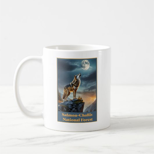 Mug Forêt nationale de saumon-Challis (Gauche)