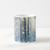 Mug Forêt neigeuse Scène hivernale gelée (Centre)