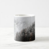 Mug Forêt noire et blanche, montagnes, (Centre)