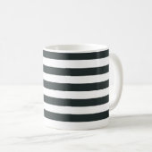 Mug Forêt-Noire Grandes vertes et blanches (Devant droit)