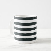 Mug Forêt-Noire Grandes vertes et blanches (Devant gauche)
