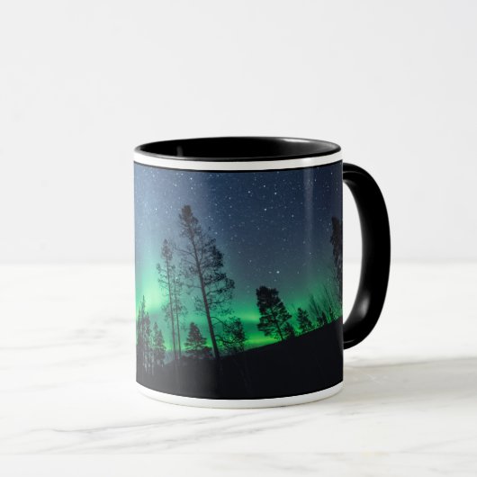 Mug Forêt Northern Lights (Devant droit)