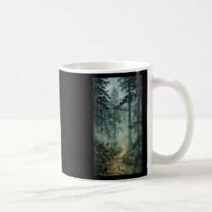 Mug Forêt panoramique de brouillard Forêt Arbres brume