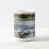 Mug Forêt peinte à la main avec ruisseau (Centre)