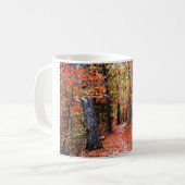Mug Forêt peinte sentier d'automne Cadeaux d'aquarelle (Devant gauche)