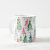 Mug Forêt, Red Green Pine Trees (Devant gauche)