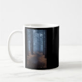 Mug Forêt Scénique de Brouillard Forêt Brumeuse Arbres (Gauche)