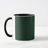 Mug Forêt solide vert foncé (Gauche)