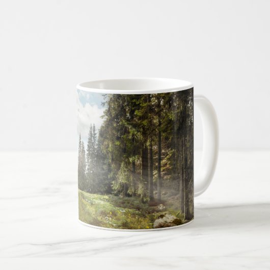 Mug Forêt | Sun Peeking Thru (Devant droit)