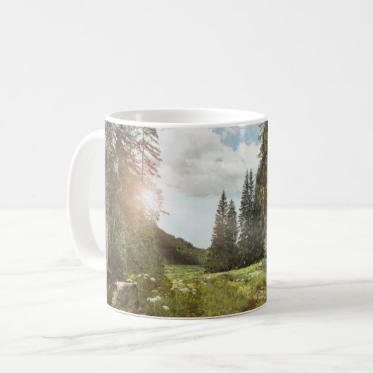 Mug Forêt | Sun Peeking Thru (Devant gauche)