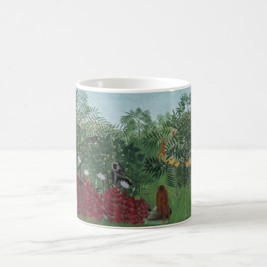 Mug Forêt tropicale avec Singes et Serpent (Rousseau) (Centre)