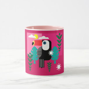 Mug Forêt tropicale tropicale Toucan