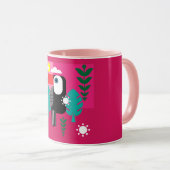 Mug Forêt tropicale tropicale Toucan (Devant droit)
