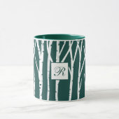 Mug Forêt vert Birch Tree Love & Joy Multiphoto (Centre)