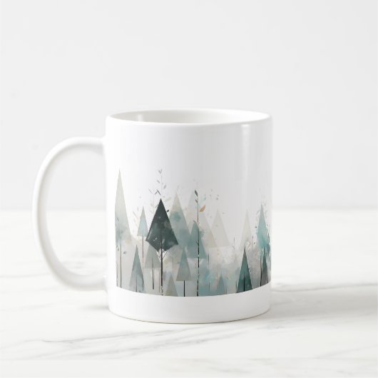 Mug Forêt verte simple (Gauche)