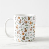 Mug Forêt Whimsical Forêt Végétale Animaux (Gauche)