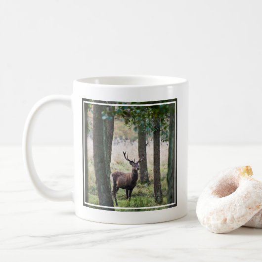 Mug Forêt | Woodlands & Red Deer (Avec donut)