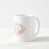 Mug Forever & Always - Anneaux Mariages romantiques Ar (Devant droit)
