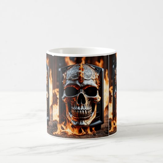 Mug Forgé dans le feu : Le crâne du son (Centre)