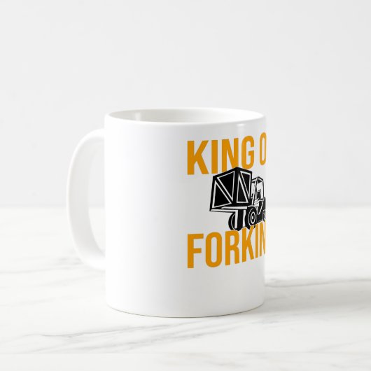 Mug Forklift Driver Forklift Driver Forklift Saying (Devant gauche)