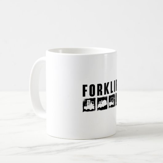 Mug Forklift Quota Forclift Operator Driver Worker (Devant gauche)