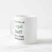 Mug formalités juridiques (Devant gauche)
