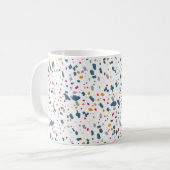 Mug Formas modernas azules y rosas (Devant gauche)