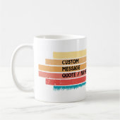 Mug Formateur Amoureux des chiens Retro Styled (Gauche)