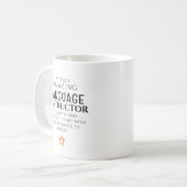 Mug Formateur de langue incroyable difficile à trouver (Devant gauche)