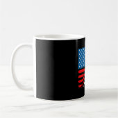 Mug Formation de jet patriotique graphique du drapeau (Gauche)