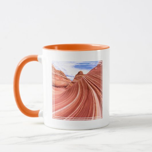 Mug Formation de Wave Sandstone Rock (Gauche)