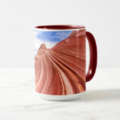 Mug Formation de Wave Sandstone Rock (Devant droit)