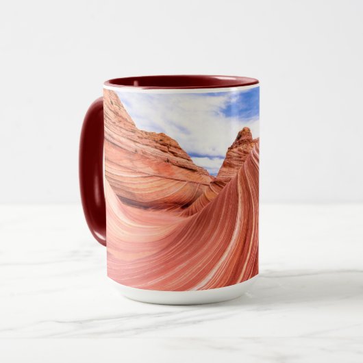 Mug Formation de Wave Sandstone Rock (Devant gauche)