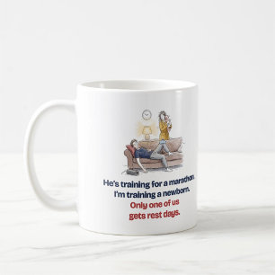 Mug Formation d'un Nouveau-Né Jours de Repos Drôle Cou